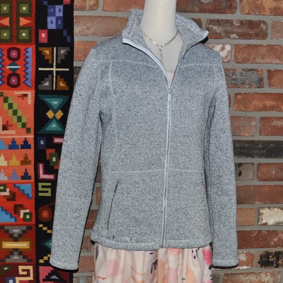 McKinley Rubin ll Grey Knit Fleece Full-Zip Jacket M - Picture 4 of 8